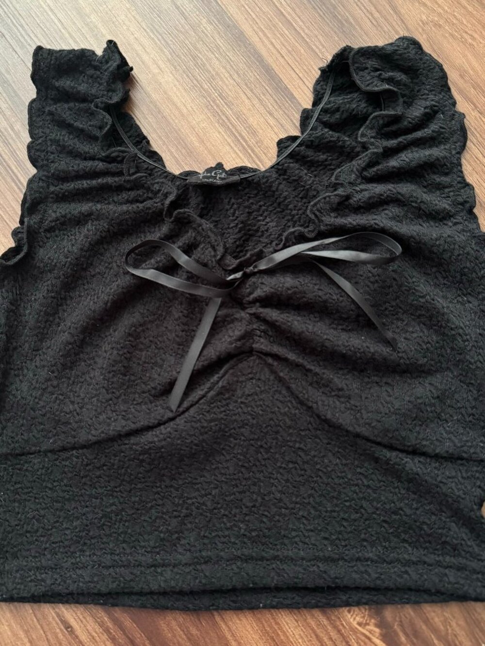 Brandy Melville John Galt Black Blaire Tank Top